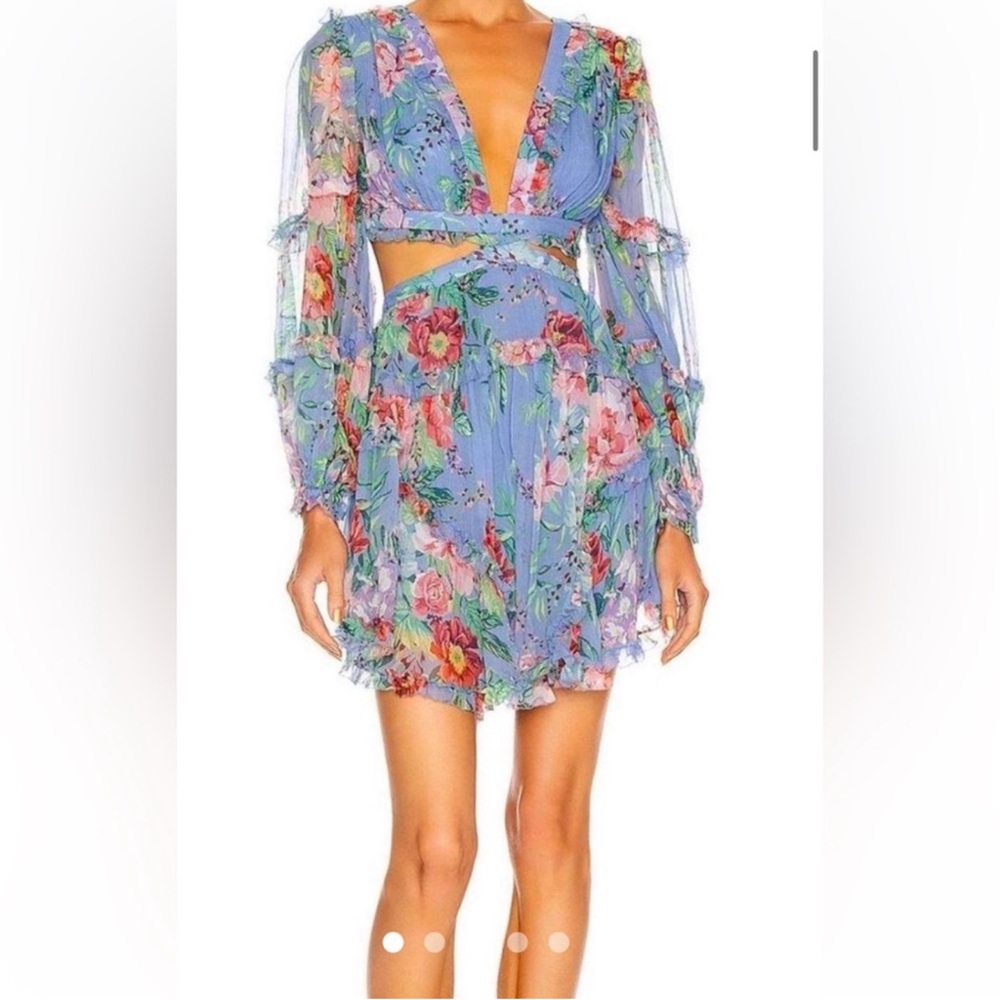 Floral Blue Dress